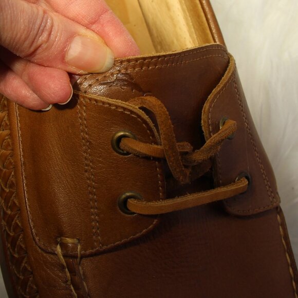 Tommy Bahama Brenton Leather Boat Shoes 00287-2535 Men's Size 13 M - Picture 10 of 13